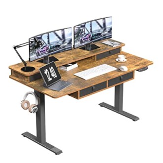 ExaDesk Electric Standing Widened Desk